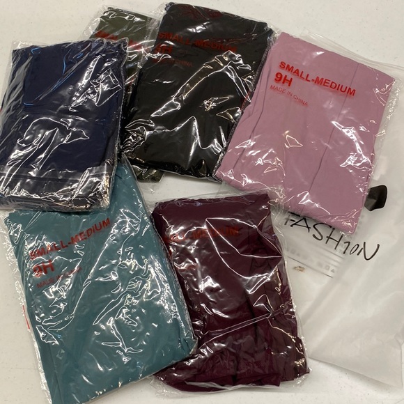 womens size small medium leggings set of 6 - Picture 1 of 6